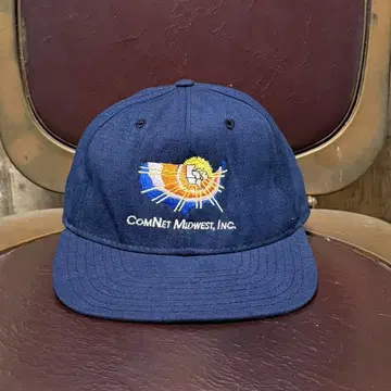 미국제 데드스탁 코튼 캡 네이비 자수 로고 USA 미사용