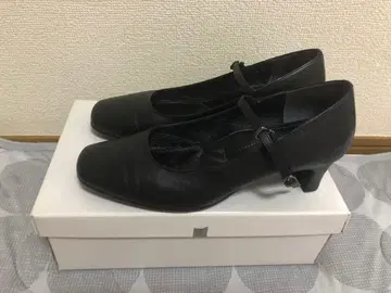 [ 관혼상제 ] [ 취업활동 ] 블랙 스트랩 펌프스 23.5cm E E