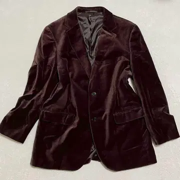 [ 빅 사이즈 XXL ] 유니클로 벨로아 테일러드 자켓 벨벳