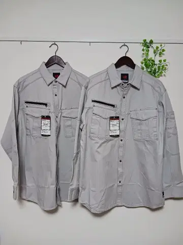 새상품 2세트 바틀 5505 긴팔 셔츠 4L 가을/겨울 작업복 빅 사이즈