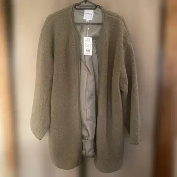 LEPSIM 카키 보아 자켓 F