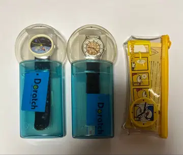 도라에몽 아날로그 시계 드라치 Doratch 3개 세트 미사용품