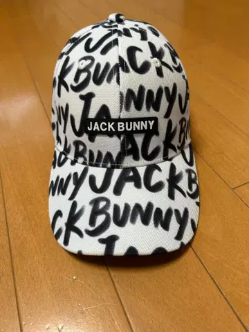 JACK BUNNY 로고 프린트 캡