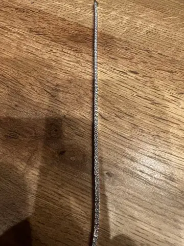 다이아 팔찌 화이트 골드