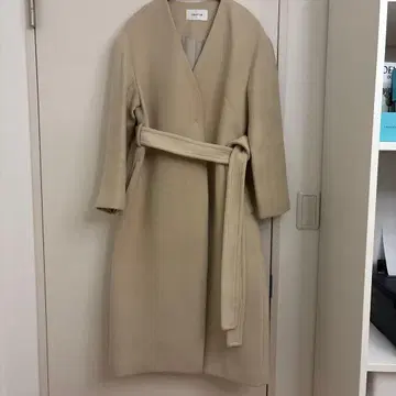 FRAY I.D 아이보리 롱 코트