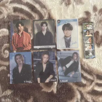 Travis Japan 트라자 마츠다 겐타 트레이딩 카드 스티커