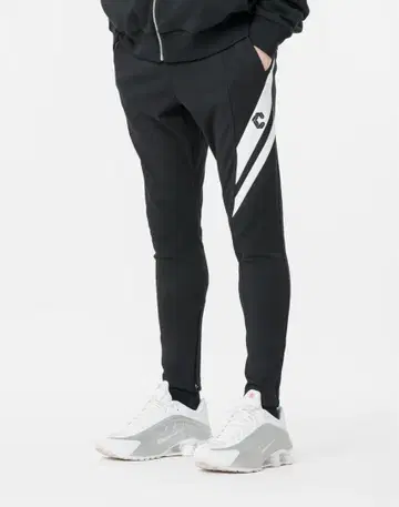 CRONOS 블랙 조거 팬츠 S