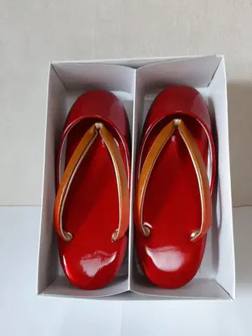 방한 조리 성인식 결혼식 새상품급 빨간색