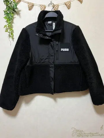 푸마 보아 자켓 블랙 L 사이즈