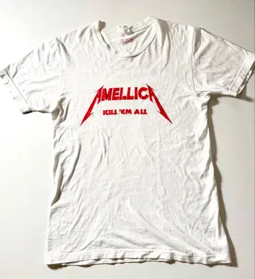 METALLICA ? 패러디 셔츠 구제 의류