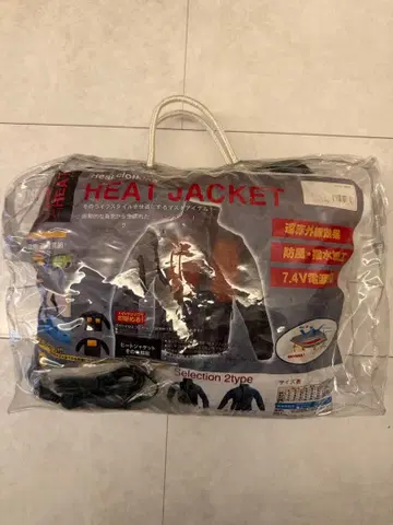 HEAT JACKET 블랙 7.4V 배터리