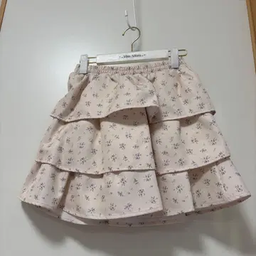 꽃무늬 플레어 스커트