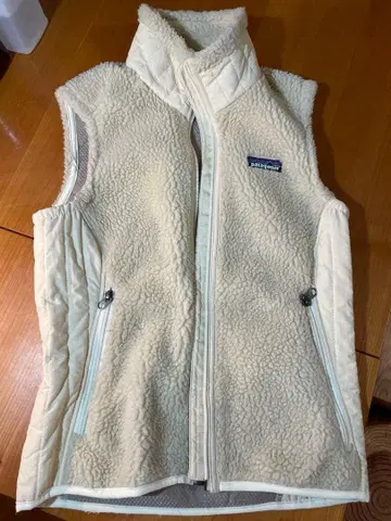 Patagonia 플리스 다운 베스트 XS 크림