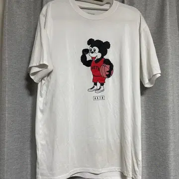 AKTR 캐릭터 T셔츠 L 화이트