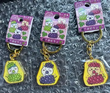 지역 한정 치이카와 (먼작귀) 다이컷 키링 야마나시 포도