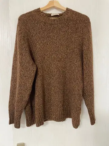 PAPAS 파파스 캐시미어 91% 긴팔 니트 스웨터 풀오버