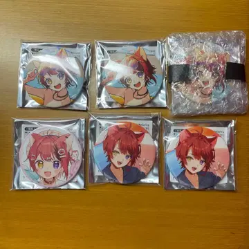 리이누 캔뱃지 복권 코토바 원더랜드 ver. 묶음 판매 6개