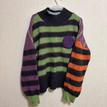 ESPRIT 니트 그린 보라색 오렌지