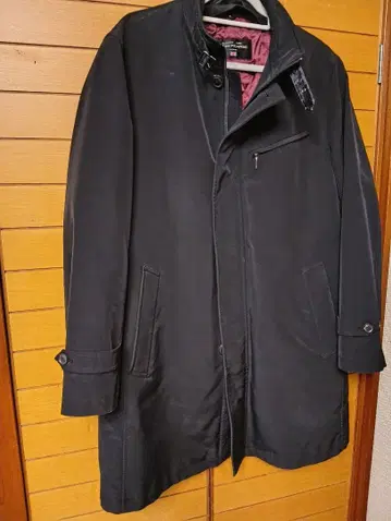 블랙 비즈니스 트렌치코트