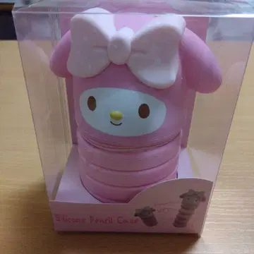산리오 마이멜로디 접이식 실리콘 파우치.