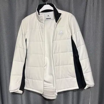 adidas 퀼팅 자켓 화이트/블랙