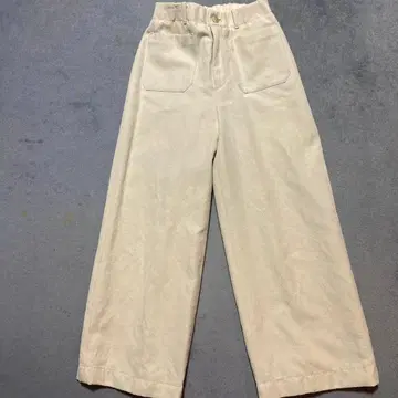 GALERIE VIE 베이지 코튼 린넨 혼방 팬츠