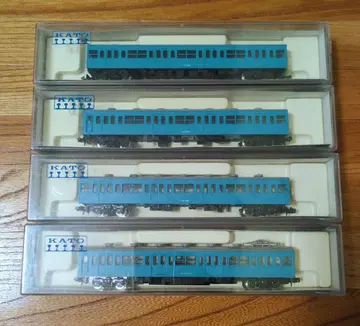 103계 일반형 4량 세트 블루 KATO 익명 배송