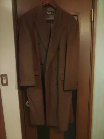 윈드 아머 브라운 더블 브레스트 코트 LL