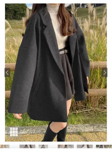 GRL 루즈 테일러 코트