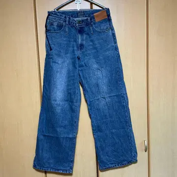 HIROKI TSUZUKI 블루 데님 와이드 팬츠