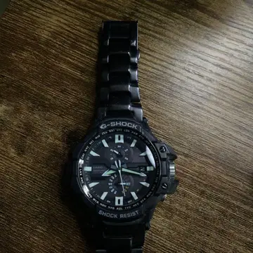 G-SHOCK 아날로그 디지털 시계 블랙