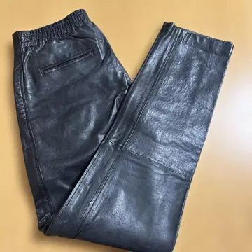 마크제이콥스 라무 가죽 팬츠 허리밴딩