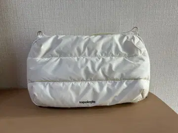 topologie 쿠션 숄더백 화이트