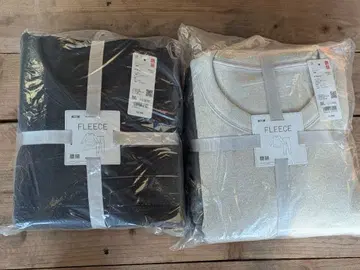 375 퍼리 플리스 세트/가디건 3XL 유니클로 2개 세트