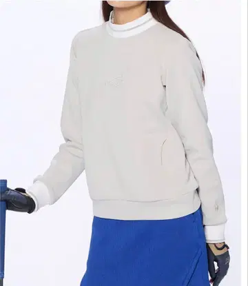 르꼬끄 스포르티브 골프 스트레치 종이상자 니트 모크넥 그레이