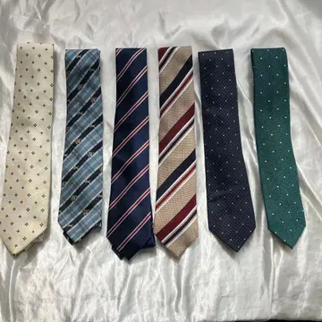 넥타이 세트 6개