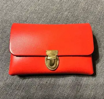 미사용 새상품 herz  명함지갑(KV-1) 레드