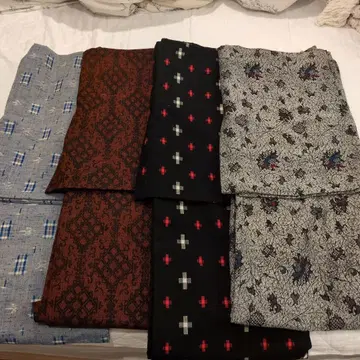 빈티지 기모노 원단 4세트 다양한 패턴 작음 리메이크에 추천