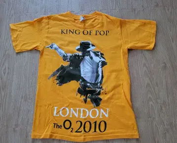 마이클 잭슨 런던 O2 아레나 공연 티셔츠 마지막 날 굿즈