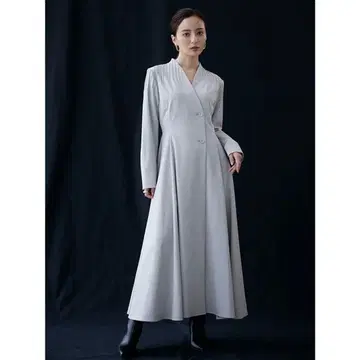 아뉴앙스 핀턱 디자인 플레어 원피스