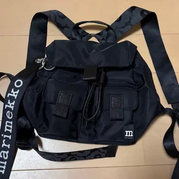 marimekko 블랙 백팩