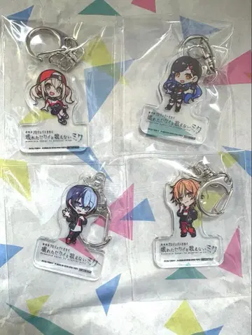 극장판 프로젝트 세카이 라쿠텐 북스 특전 비비버스 아크릴 참 세트