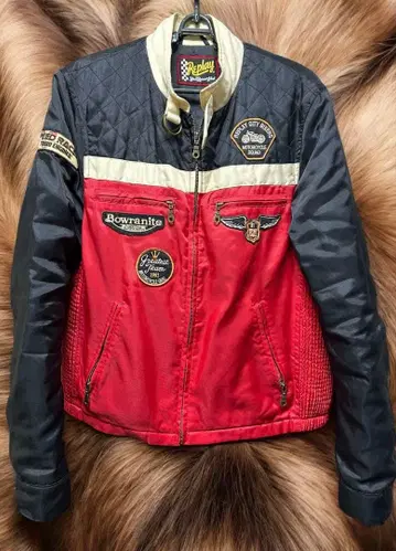 나일론 레이싱 자켓 빈티지 y2k