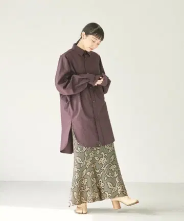 todayful 자카드 리프 펜슬 스커트 38 여성용