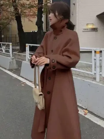 Doula Doula 벨트 포함 레이디 코트 M 사이즈