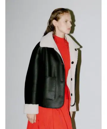 택 포함! FRAY I.D 리버서블 본딩 자켓