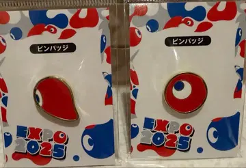 오사카 간사이 만박 EXPO 2025 코먀쿠 코먀쿠 핀 배지 2개 세트