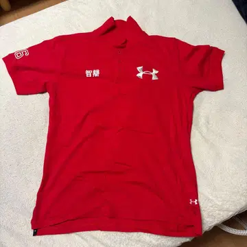 치벤 UNDER ARMOUR XL 레드 피케 셔츠