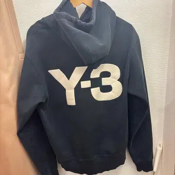 Y-3 다크 그레이 후드티