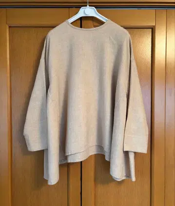 arts & science, 울 니트 블라우스 7부 소매 상의,